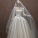 Satin Wedding Dress New Style Retro Light Long Sleeve Main Wedding Dress For Petite Girls Runaway Princess Outfit_ecoleips.com