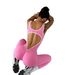 Women's Clothing Cross Border Hip Lifting Elastic Sports Yoga Jumpsuit Sleeveless Quick Drying Thread Tight Fitness Jumpsuit Yoga Suit_ecoleips.com