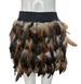 Women's Fluffy Feather Mini Skirt - High Waist Elastic Waistband Short Skirt For Halloween, Cosplay & Party Events_ecoleips.com