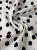 Women Long Sleeve V Neck Ruffle Trim Polka Dot Knit Mermaid Maxi Split Dress Elegant Cocktail Gown Summer Vacay Party Slim Dress_ecoleips.com
