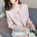 Ladies Tweed Short Jacket Spring And Autumn 2025 New Style High End Temperament Small Tops Autumn And Winter_ecoleips.com