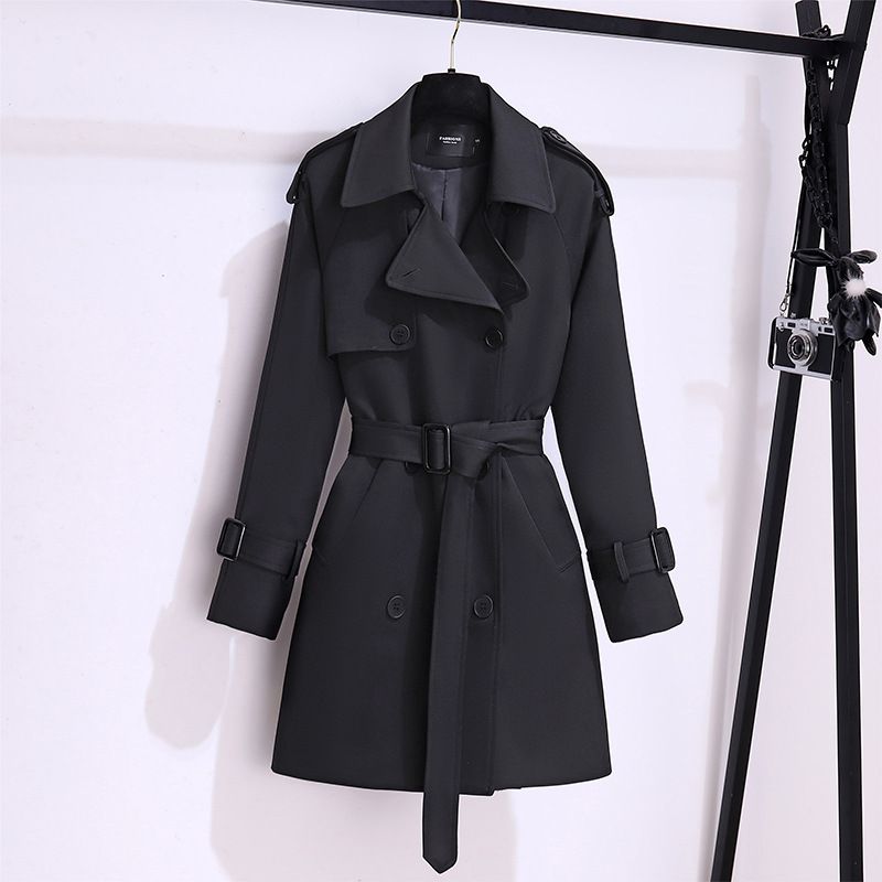 Short Windbreaker New British Style Khaki Korean Style Coat_ecoleips.com