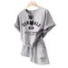 Women's Clothing New Loose Sports Leisure Running Suit Female Age Reducing Short Sleeved Shorts Two Piece Suit_ecoleips.com