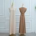 Voya Women's Adjustable Waist Midi Dress - Sleeveless Round Neck Slip Dress With Elastic Waist, Solid Color Versatile Under Dr_ecoleips.com