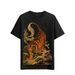 Women's T-Shirts T-shirt Muscle Freaks Waves Oriental Style Tiger_ecoleips.com