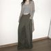 Lazy Style Knitted Cardigan Women's Autumn Design Irregular Hem Sweater Jacket Casual Wide-Leg Pants Set_ecoleips.com