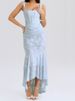 K New Sexy And Fashionable One Neck Strapless Fish Bone Wrapped Buttocks Fish Tail Long Skirt For Women_ecoleips.com