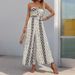 K High Waisted Lace Up Wide Leg Pants With Drawstring And Patchwork Casual Jumpsuit For Women_ecoleips.com