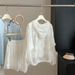 Women's White Lace Embroidered Hooded Cardigan Sun Protection Loose Fit Chic Stylish Outerwear_ecoleips.com