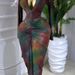 Women's Floral Print V-Neck Long Sleeve Wrap Dress - High Waist Slim Fit Bodycon Dress For Spring, Sweet Style_ecoleips.com