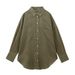 Aria Basics Aria Basics Export Order! New Women's Clothing In European And American Style, Collared, Solid Color, Pocket-decorated,_ecoleips.com