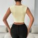 Voya 2026tk International Station Hot-Selling Sexy V-Neck T-Shirt, New Spring/Summer Short Sleeveless Crop Top With Unique_ecoleips.com