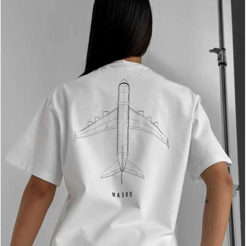100% Cotton American Street Style Simple Letter Print Short Sleeve T-Shirt Unisex Summer Versatile Trendy Brand Top_ecoleips.com