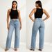 European And American Cross-Border Jeans For Women, Vintage Plus Size Women's Clothing, Slim Fit, Slimming,_ecoleips.com