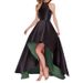 Elegant Backless Satin Prom Dress With High-Low Hemline For Women - Formal Evening Gown In Multiple Colors & Sizes (XS-XXXL)_ecoleips.com