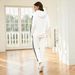 Women's Clothing Spring Autumn Trendy Printed Fashion Hooded Casual Sports Suit Women's Clothing Set Long Sleeve For Formal & Casual For Women_ecoleips.com