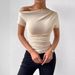 European And American Cross-Border Independent Station Spring Summer New Slim Pleated Irregular Short_ecoleips.com