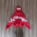 Y2K Streetwear Zip-Up Hoodie – Oversized 3D Letter Print (XS-4XL, Black/Red/Camel) – Unisex Hip-Hop Fashion_ecoleips.com