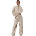 2025 Autumn And Winter New Women's Fashion Sports And Leisure Sweater Set Two-piece Set_ecoleips.com