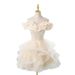 Women's Clothing New Arrival Tube Top Waist Mini Skirt New Style Fairy Dress Heavy Work Birthday Skirt Adult Ceremony Small Dress_ecoleips.com