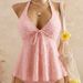 New Women's Style Bikini Swimsuit Sexy Halter Neck Two Piece Set For Vacation Spa Available_ecoleips.com
