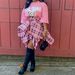 Women's Summer Streetwear Outfit - Asymmetrical Skirt With Checkered Shirt - Trendy Two-Piece Set For Casual & Party Wear_ecoleips.com