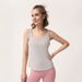 vvcx 2025s Backless Sexy Yoga Top U-Shaped Camisole Breathable Running Sports Vest Outerwear Cover-Up Women's Fitness Wear_ecoleips.com