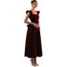 Elegant Women's Slim Fit Midi Dress Square Neck European American Style Spring New Clothing_ecoleips.com
