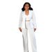 Women's Clothing Commuter Pearl Lapel Suit Three Piece Suit_ecoleips.com