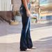 Women's Slim Fit Stretch Denim Jeans – High Waist Comfortable Casual Jeans With Embroidery Detail_ecoleips.com
