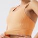 Eco-Friendly Mid-Length Fitness Vest For Women High Neck Sports Top With Cross Strap Backless Design European American Style_ecoleips.com