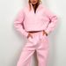 New Product Zipper Fashion Casual Trousers Sweater Casual Suit Women_ecoleips.com