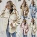 Women's Clothing Solid Color Single Breasted Wool Coat Casual Lapel Loose Top Fashion Spring Autumn Jacket_ecoleips.com