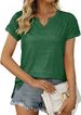Women's Clothing Summer New V Neck Raglan Sleeve T Shirt Short Sleeved Tops For Women_ecoleips.com