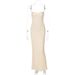 Summer Sexy Long Dress Lace up Backless Slim Fit Spaghetti Strap for European American Women Hot Selling 2026_ecoleips.com