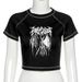 New 2024 Women's Fashion Print T-Shirt Cartoon Design Unique Funny Short Sleeve Top for Casual Wear_ecoleips.com
