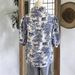 New Cross-border European And American Independent Site Printed V-neck Ruffle Women's Top_ecoleips.com