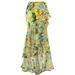 Women's Clothing New One-Piece Swimsuit Ruffled Mesh Stitching Lemon Printed Swimsuit Suit_ecoleips.com