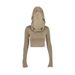 YD278 European And American Urban Basic Solid Color Two-way Wear Off-shoulder Stretch Top, Elegant Hooded Long T-shirt_ecoleips.com