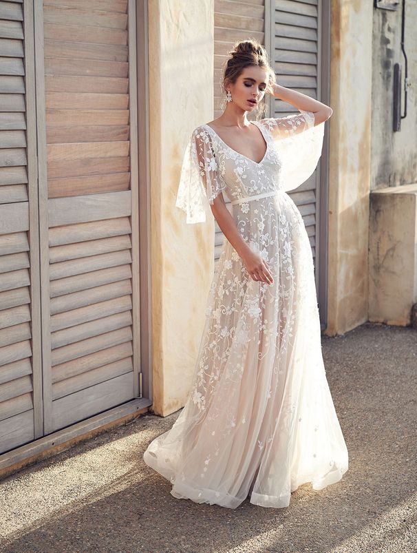 Women's Clothing autumn new dresses for sexy lace V neck backless dress_ecoleips.com