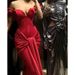 Women's Clothing Autumn Long Skirt Celebrity Style Temperament Sexy One Shoulder Slim Dress_ecoleips.com