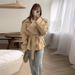 Aria Basics Casual Versatile Solid Color Belted Short Jacket 2025 European American Cross-border Spring And Autumn New Coat_ecoleips.com