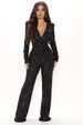 Women's Clothing Sequin Jumpsuit Sequin Sexy Deep V Neck Jumpsuit_ecoleips.com