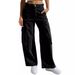 , , European And American Foreign Trade Cross-border Supply Multi-pocket Workwear Jeans For Women_ecoleips.com
