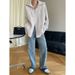 Women's Clothing Oversized Zip-Up Knit Cardigan With Shawl Collar - Cozy & Stylish Pullover For Women (Gray, Beige, Navy, Camel)_ecoleips.com