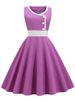 Summer Dress Women Robe Vintage Retro 50s 60s Sleeveless Rockabilly Party Dresses Vestidos_ecoleips.com