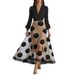 2026 European And American Cross-border Independent Site SHEIN Printed Party Elegant Holiday Mesh Dress_ecoleips.com