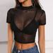 Women's Clothing Spot Fashion Temperament Collage Ultra Short Pullover Short Sleeved Round Neck Slim Fit Women's T Shirt_ecoleips.com