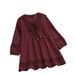 New 2022 Spring Autumn Cotton Linen Spliced Lace Elegant European And American Style 3/4 Sleeve Loose Fit Women's_ecoleips.com