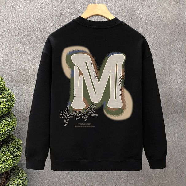 FW25 Matching Couple Cotton Crew Neck Sweatshirt - His & Hers_ecoleips.com